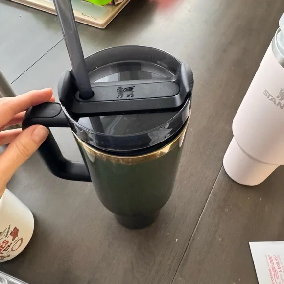 WICKED Stanley Dark Green Mug with Gold Accent - Picture 6 of 7